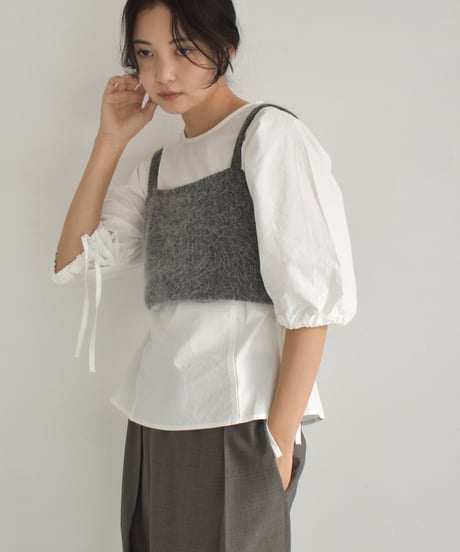 Drawstring Sleeve Blouse t1911-301