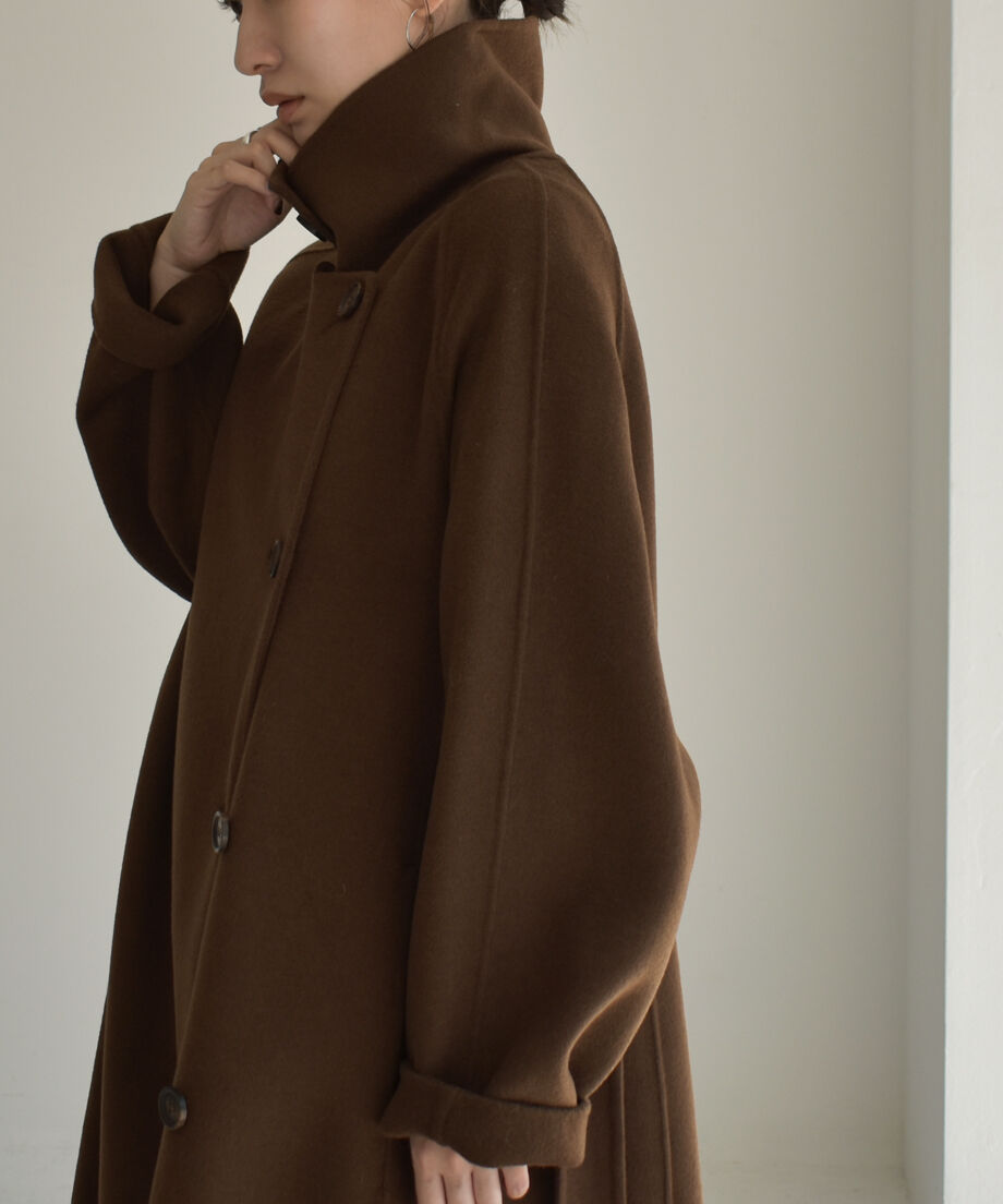 ジャケット・アウター cizatto Stand Collar Midi Wool Coat Stand Collar Midi Wool Coat c1911-61 | cizatto