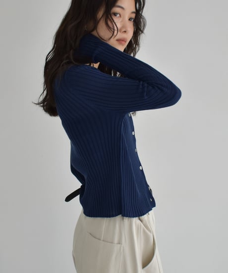 Sheer Rib Compact Cardigan t1911-451