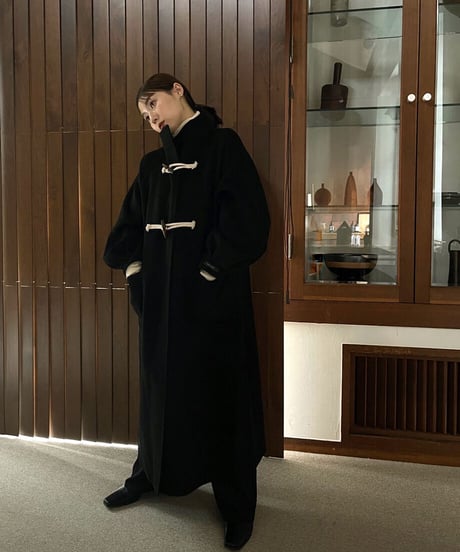 Volume Sleeve Duffel Coat (Black) c1911-24