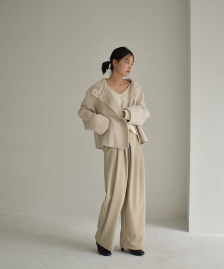 Wool Stand Collar Short Coat ⅽ1911-38