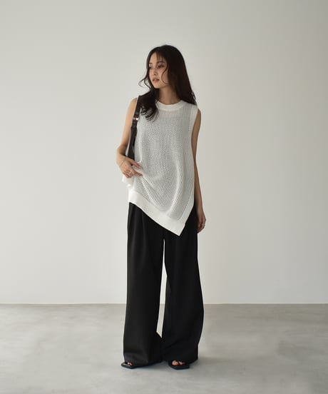 Mesh Knit Vest t1911-380