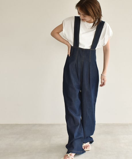 Waist Tuck Denim Allinone op-0202009476