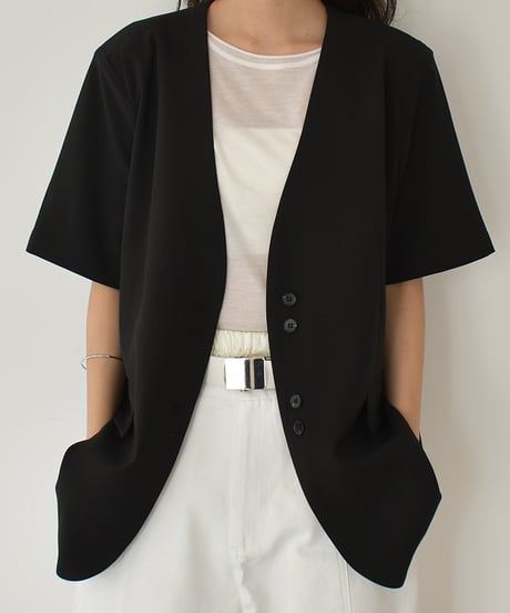 Nocollar Half Sleeve Jacket t1911-419