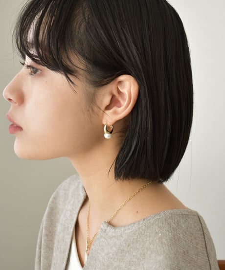Perl Hoop Pierce p1910-30