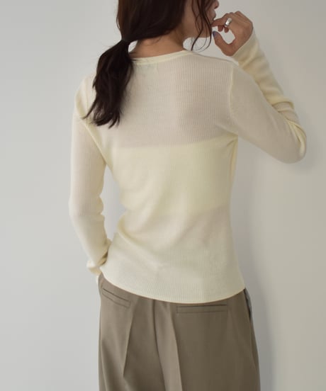 Henley Neck Kint Pullover t1911-366