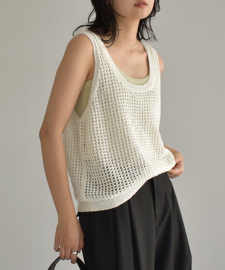 2Set Mesh Knit Tops t1911-286