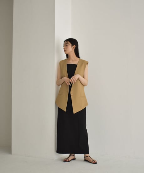 Nocollar Vest【セットアップ着用可能】 t1911-199