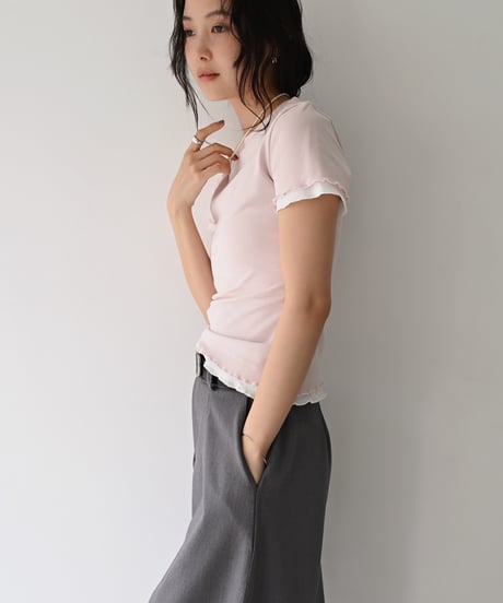 Mellow Layered Design Tshirt t1911-541