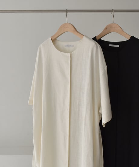 【STUDIO ENUL】Linen Gown Dress 400003
