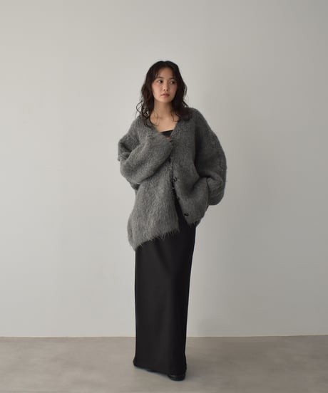 Shaggy Loose Knit Cardigan t1911-473