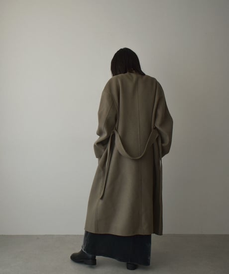 Nocollar Wool Long Coat c1911-25