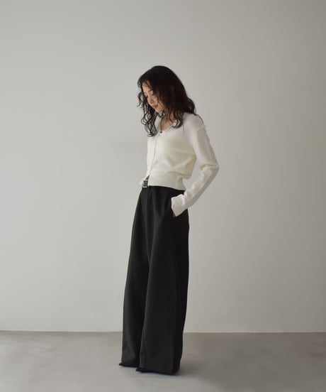 Highwaist Cocoon Silhouette Pants bo2000-178