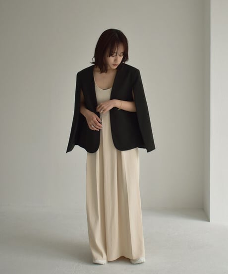 Waist Tuck 2way Nosleeve Oenpiece op-0202009504