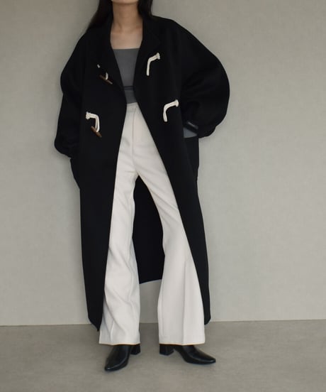 Volume Sleeve Duffel Coat (Black) c1911-24