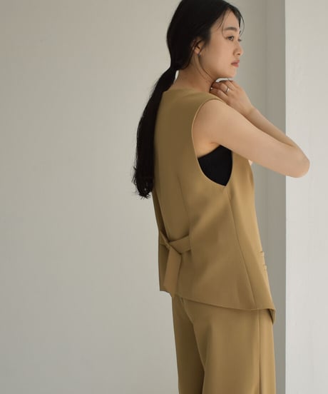 Nocollar Vest【セットアップ着用可能】 t1911-199