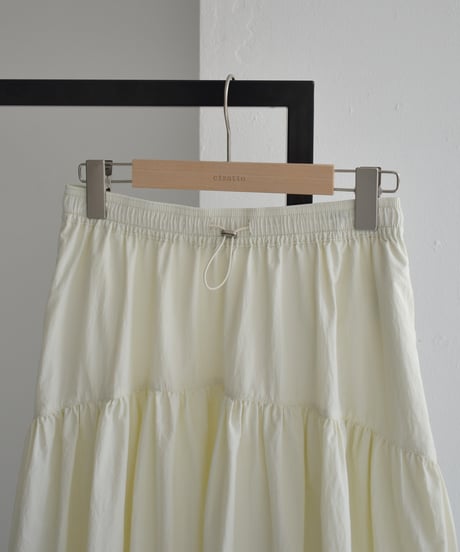 Balloon Silhouette Nylon Skirt bo2000-154
