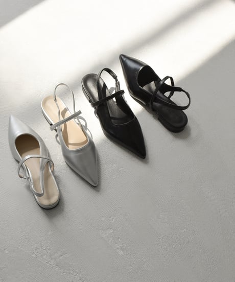 Pointed Toe Sling Back Pumps s1912-41