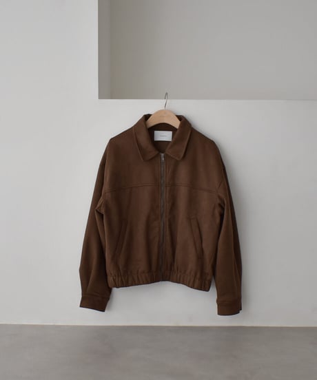 Fake Suede Volume Blouson t1911-586
