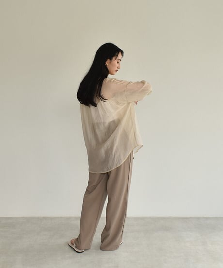 Sheer Palecolor Shirt t1911-74