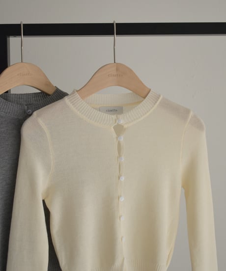 Sheer Rib Knit Cardigan t1911-494