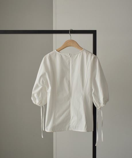 Drawstring Sleeve Blouse t1911-301