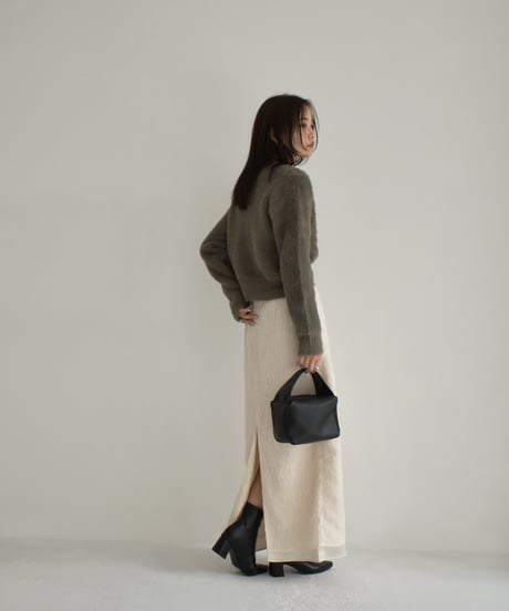 Shaggy Short Knit Cardigan t1911-311