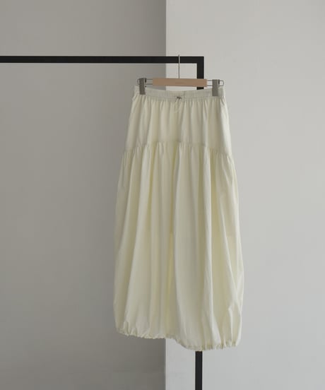 Balloon Silhouette Nylon Skirt bo2000-154