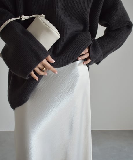 Crew Neck Ribknit Pullover t1911-488