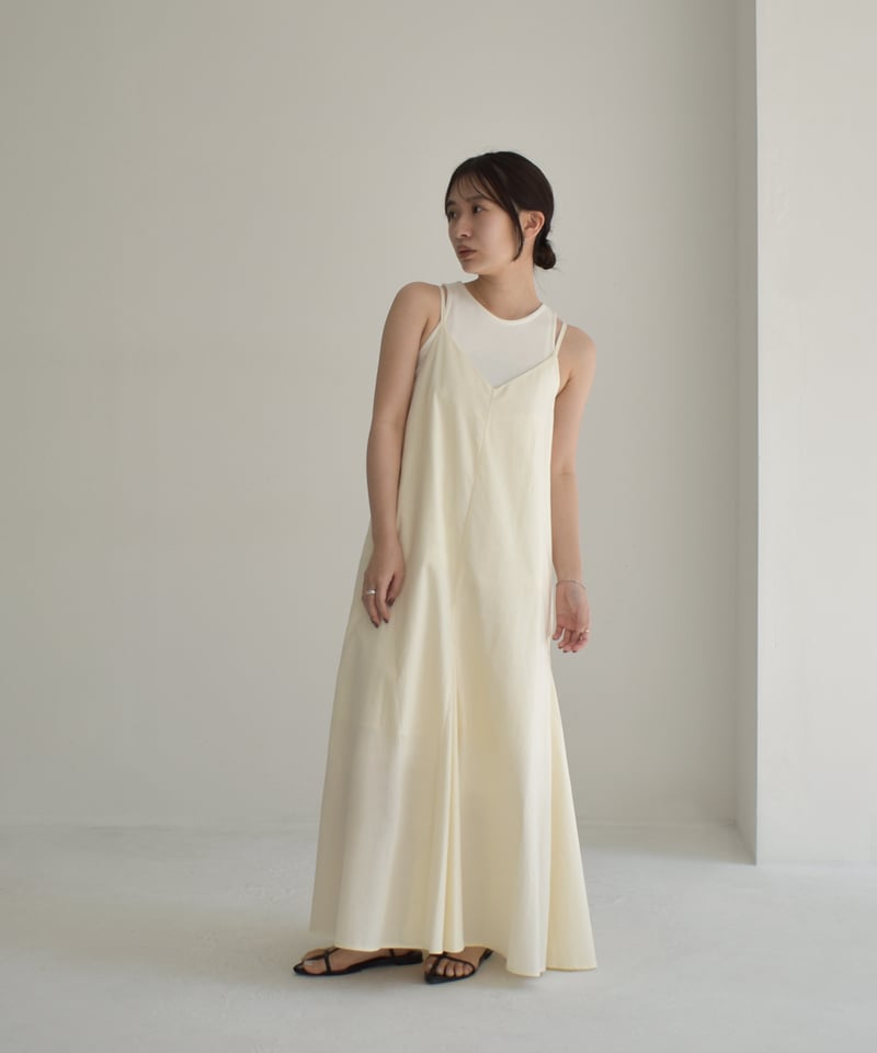 Flare Pleats Camisole Onepiece op-0202009533 |