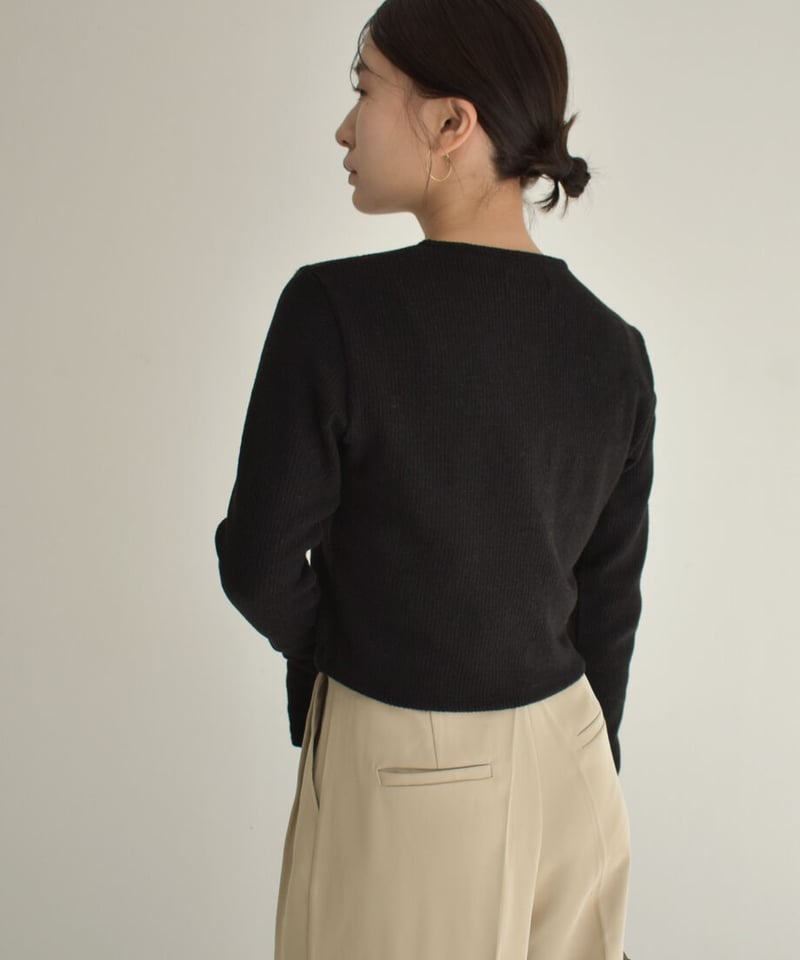 Crew Neck Short Cardigan t1911-223 | cizatto
