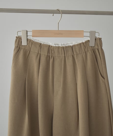 Double Waist Tuck Sweat Pants bo2000-146