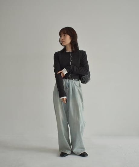 Long sleeve Sheer Tops t1911-444