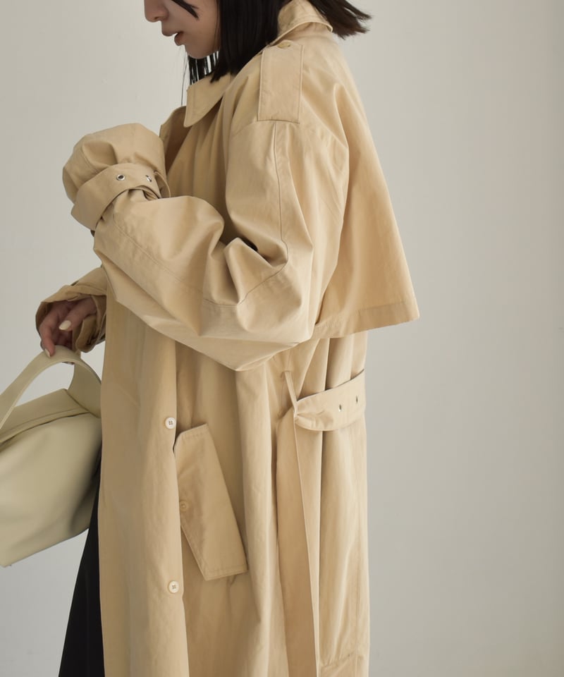 Volume Sleeve Trench Coat c1911-45 | cizatto