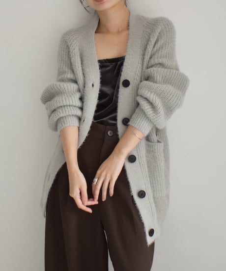 Shaggy Knit Cardigan t1911-310