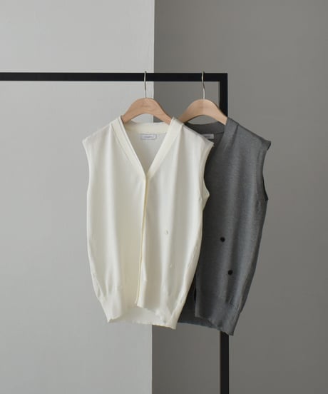 2way Silhouette Knit Vest t1911-417