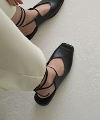 Square Toe Laceup Sandal s1912-35