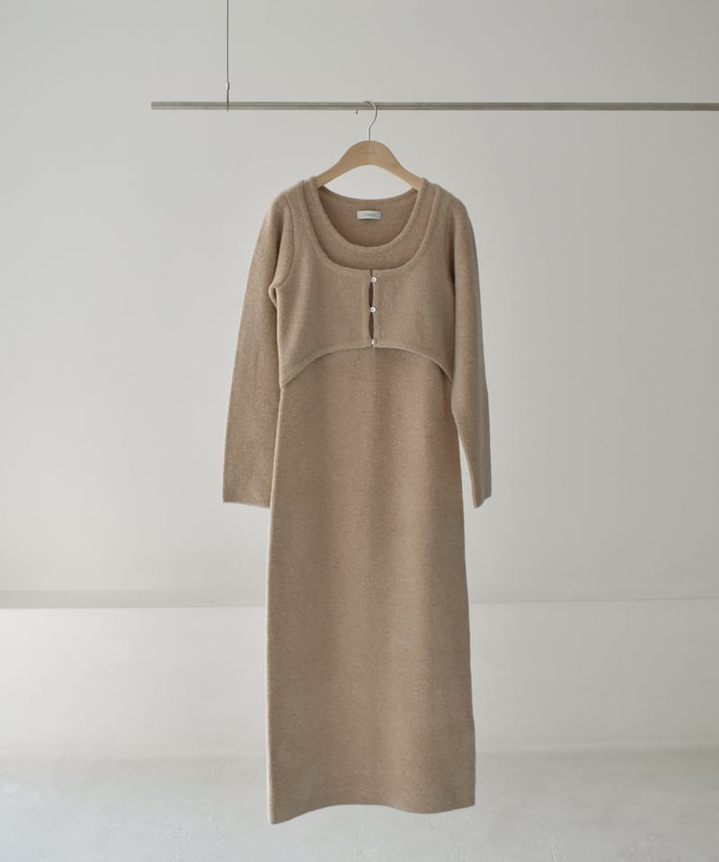 ワンピース ALPACA KNIT DRESS / WHITE THE SHISHIKUI 中古・古着通販】THE SHISHIKUI (ザ シシクイ) ALPACA 65 KNIT
