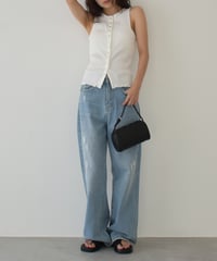 Rib Nosleeve Cardigan np-t1911-392