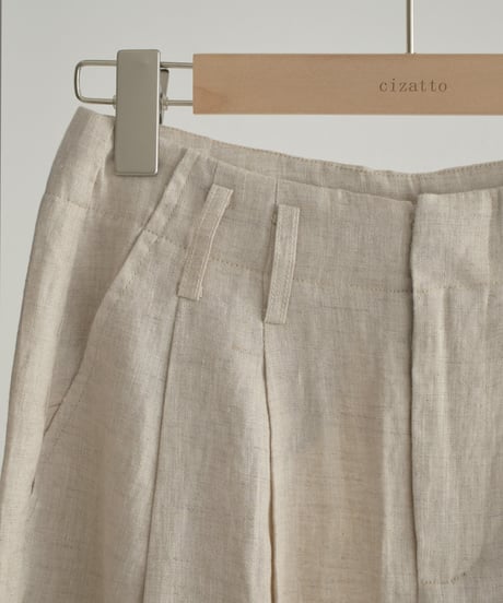 Tuck Linen Pants bo2000-164