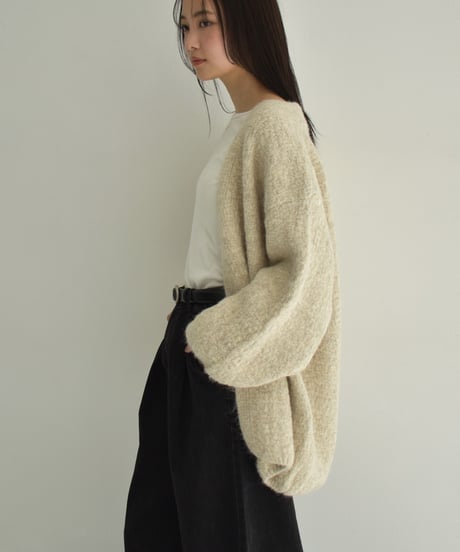 Volume Sleeve Knit Cardigan t1911-339