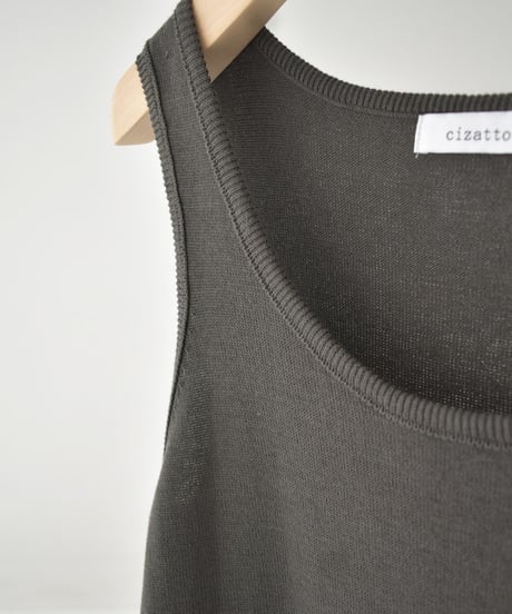 Cocoon Silhouette Knit Onepiece (Charcoal) op-0202009555