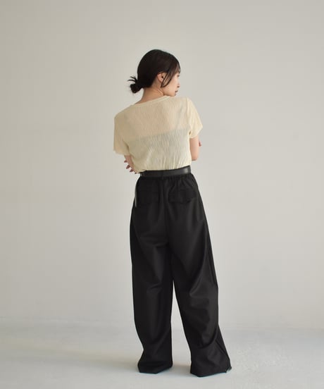 Stripe Sheer Tops t1911-278