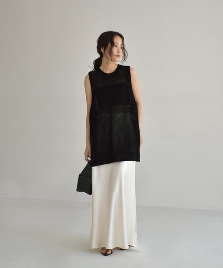 Mesh Knit Vest t1911-380