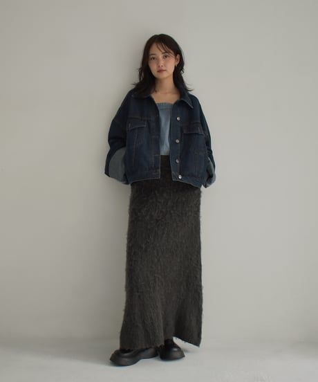 Wide Sleeve Denim Jacket t1911-309