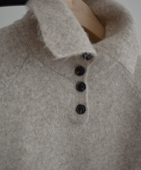 Button Multineck Knit Tops t1911-489