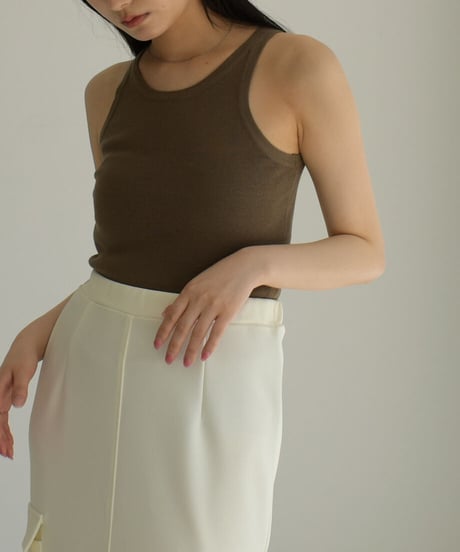 American Sleeve knit Tank t1911-195