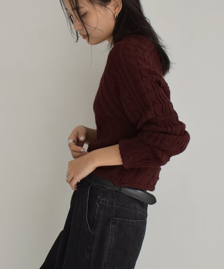 Vneck Short Knit t1911-326