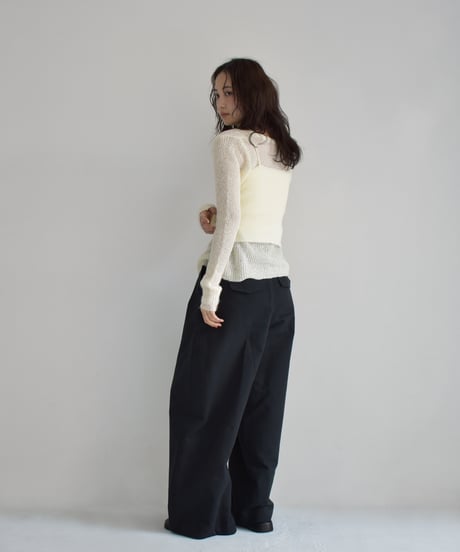 2piece Sheer Knit Cardigan t1911-344