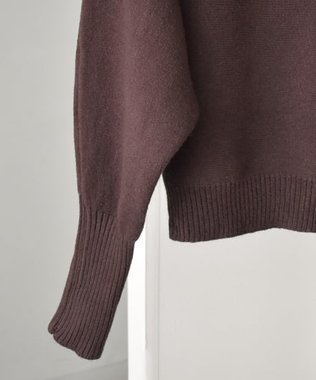 Long Rib Sleeve Knit Pullover t1911-340